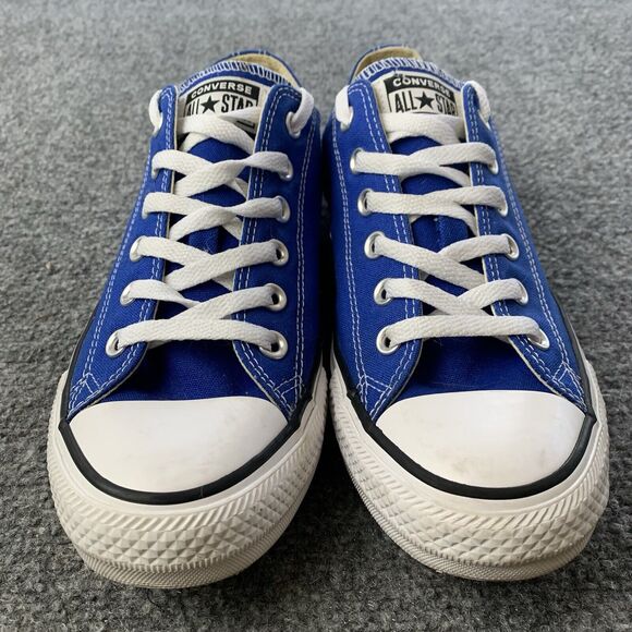 Converse All Stars Low Top Blue Canvas Shoes Size Men's Size 8 / Women's Size 10 - Picture 7 of 11